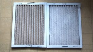 dirty air filter vs clean air filter