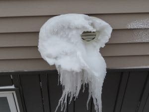 HVAC frozen pipe